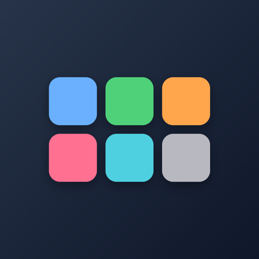 The Ancile app icon: a grid of six colored tiles on a dark background.